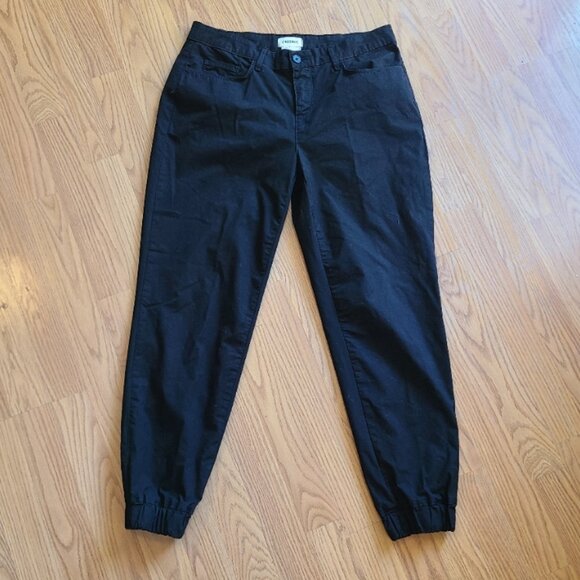 NEW! L'AGENCE MIRABEL FLIGHT PANTS ELASTIC ANKLE JOGGER STRETCH COTTON sz 27 - Picture 2 of 7